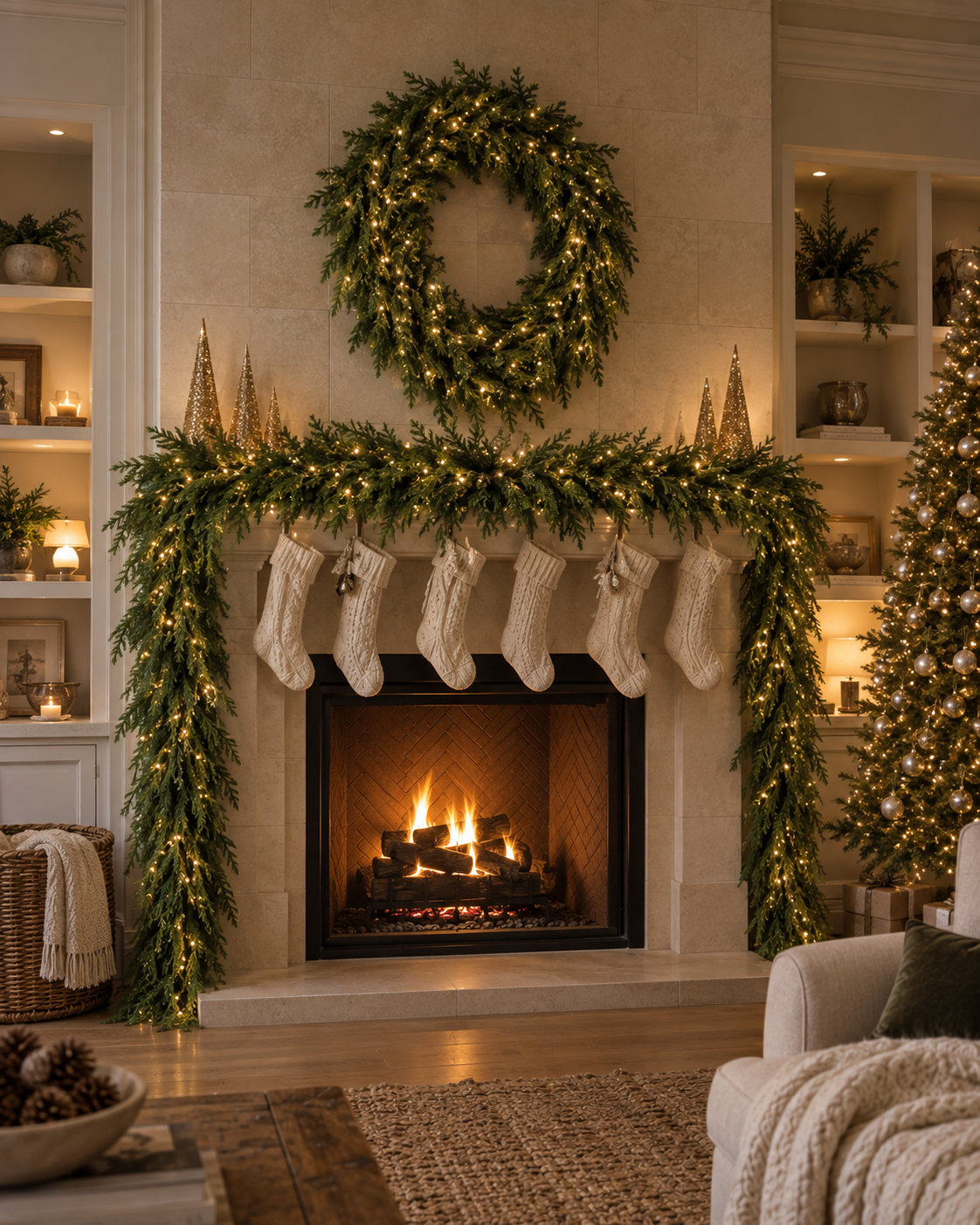 Real Touch Cedar Garlands