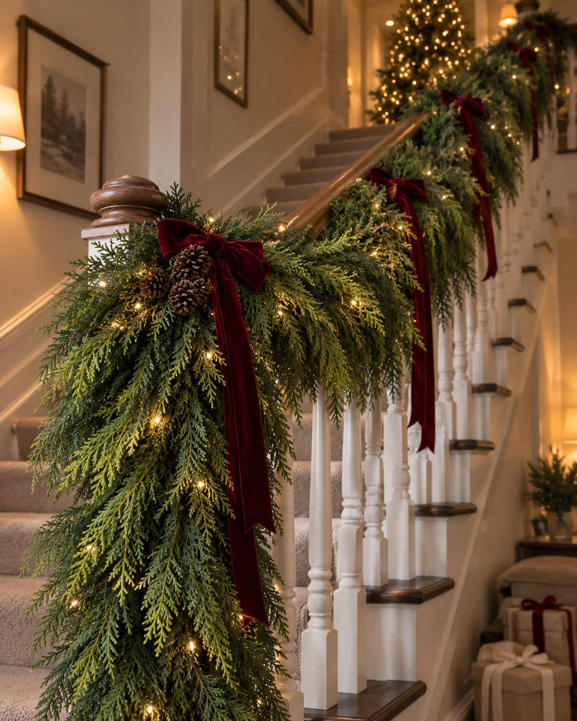 Real Touch Cedar Garlands
