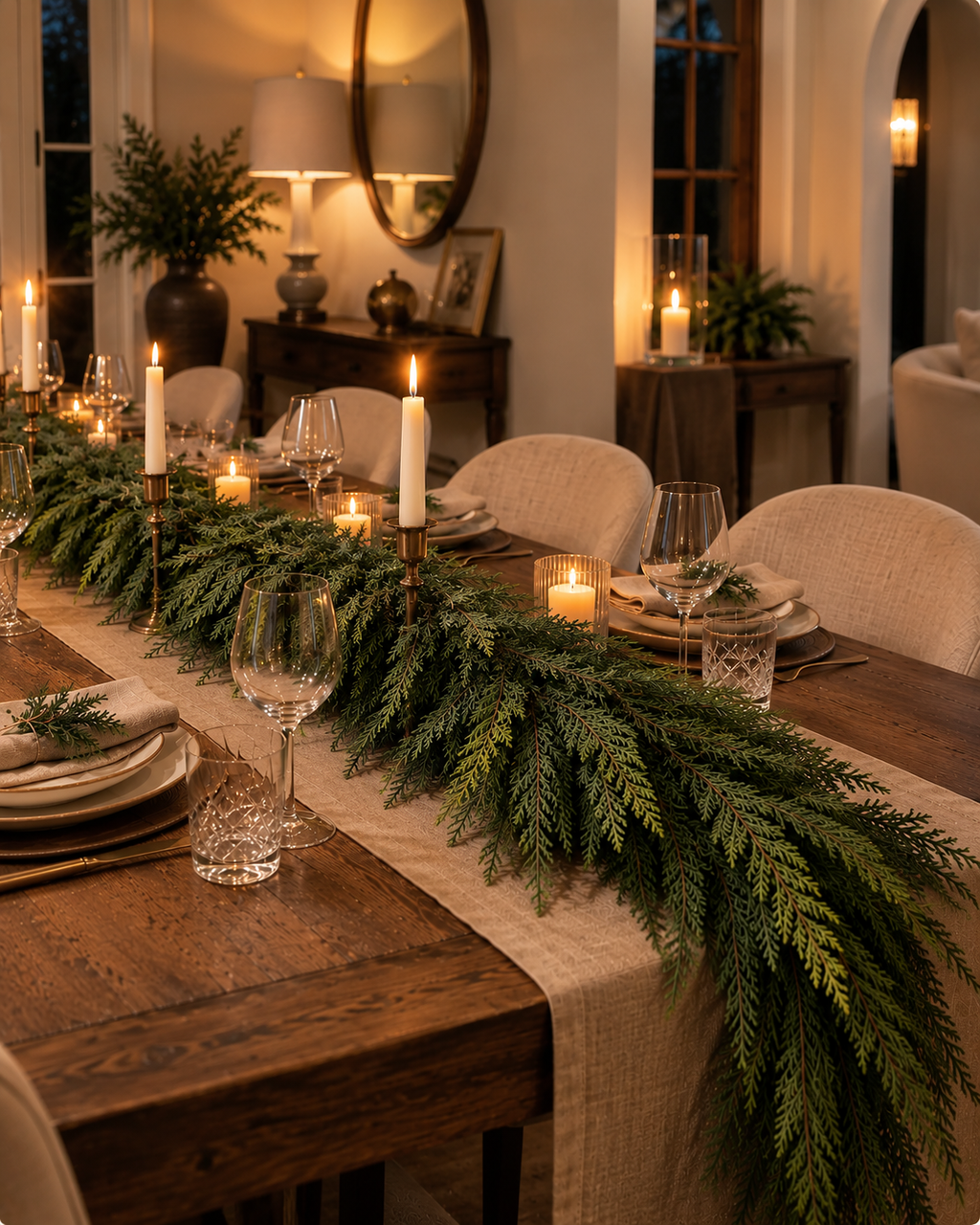 Real Touch Cedar Garlands